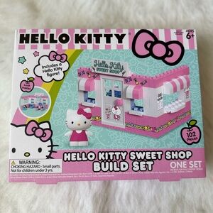 Hello Kitty Sweet Shop Building Set - Pink and White